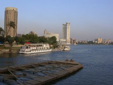 Blick von der Nilbrücke