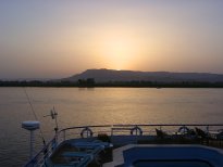 Sonnenuntergang in Luxor